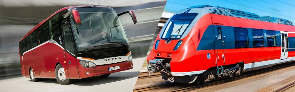 Bus and train ticket booking